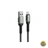Cablu Date si Incarcare USB-A - Lightning Forcell F-Energy C257 12W 1.2m Negru