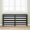 vidaXL Capac pentru radiator Stejar Negru 175 x 20 x 82 cm 869221