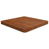 Cumpara ieftin Blat de masa patrat maro inchis 50x50x4 cm lemn stejar tratat