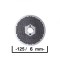 MATRITA PENTRU GRANULATOR KL-125 CU GAURI DE 6MM #793