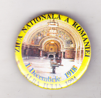 bnk ins Insigna Alba Iulia 1 Decembrie 1994 Ziua nationala a Romaniei foto