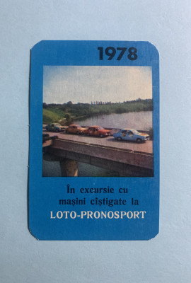 Calendar 1978 loto pronosport foto