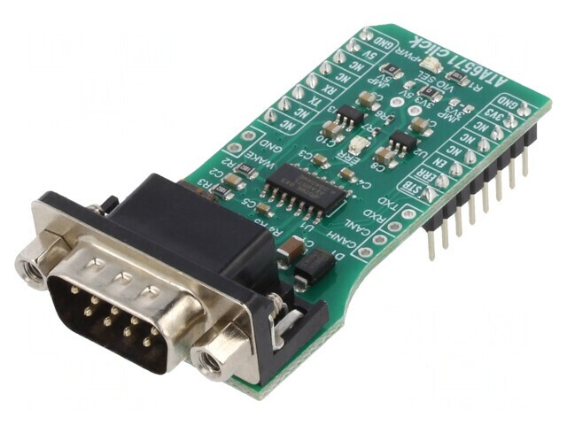 Click Board CAN Transmitter-Receiver UART ATA6571