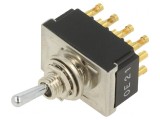 Comutator Basculant 2 Pozitii 4PDT ON-ON 6A 250VAC