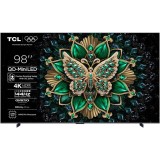 Televizor MiniLed TCL 98C6K, 248 cm, Smart Google TV, 4K Ultra HD, 100Hz, Clasa E (Model 2025), Smart TV
