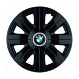 Set 4 Capace Roti, potrivite jantelor de R14, pentru BMW, model Cosmos Negru