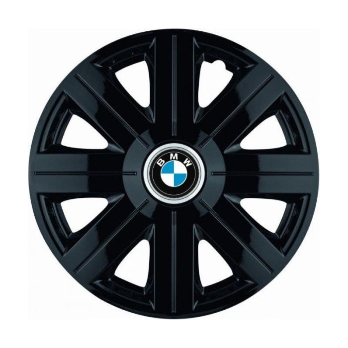 Set 4 Capace Roti, potrivite jantelor de R14, pentru BMW, model Cosmos Negru