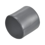 Capace de protecție din PVC cu v&acirc;rf din cauciuc 41mm, 20 bucăți &ndash; Gri &icirc;nchis