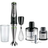 Mixer vertical Braun MQ9138XI, 1200 W, 0.6 l, Viteza variabila, Negru