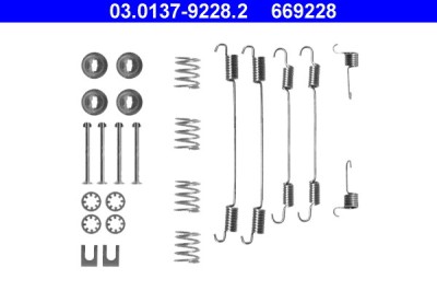 ATE 03.0137-9228.2 Set accesorii, sabot de frana foto