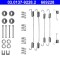 ATE 03.0137-9228.2 Set accesorii, sabot de frana