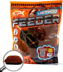Groundbait CPK Method Feeder Faina De Peste Si Pelete Macinate, Red Krill, 900g