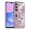 Husa MagSafe pentru Samsung Galaxy A15 5G A156 / A15 A155, Techsuit, Luxury Glitter, Mov Deschis