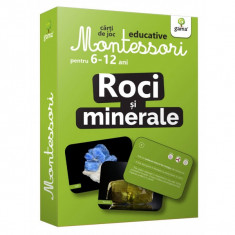 Roci si minerale. Carti de joc educative. Montessori 6-12 ani foto