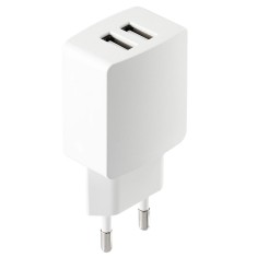 Incarcator Priza Dual USB 2.1 Amp, 5V/2.1A Max Alb foto