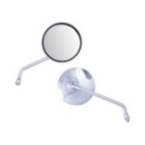 Set oglinzi nichelate rotunde, filet 10 mm