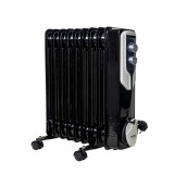 Calorifer electric, putere 2000 W, 9 elementi, 3 trepte de putere, Termostat reglabil, Protectie supra-incalzire, Indicator luminos / ZLN 3659