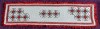 Napron traditional vintage cusut de mana, motivul crucii + floral, 87 x 22 cm
