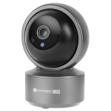 Camera IP d e interior Wi-Fi KRUGER&amp;MATZ, 5MP 2K+, infrarosu 10m, Slot microSD, USB-C, Microfon, Difuzor - KM2216 SafetyGuard Surveillance