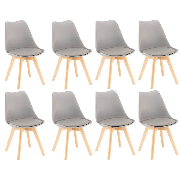 Silla &eacute;tkezősz&eacute;k 8 db sz&uuml;rke sz&iacute;nben