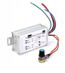 Regulator de viteza motor DC, 9-60V, 20A, 1200W, controler PWM turatie cu potentiometru