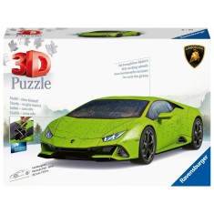 Ravensburger - Puzzle 3D Lamborghini verde 108 piese