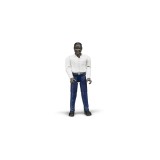 Cumpara ieftin Bruder figurina barbat cu pantaloni albastru inchis