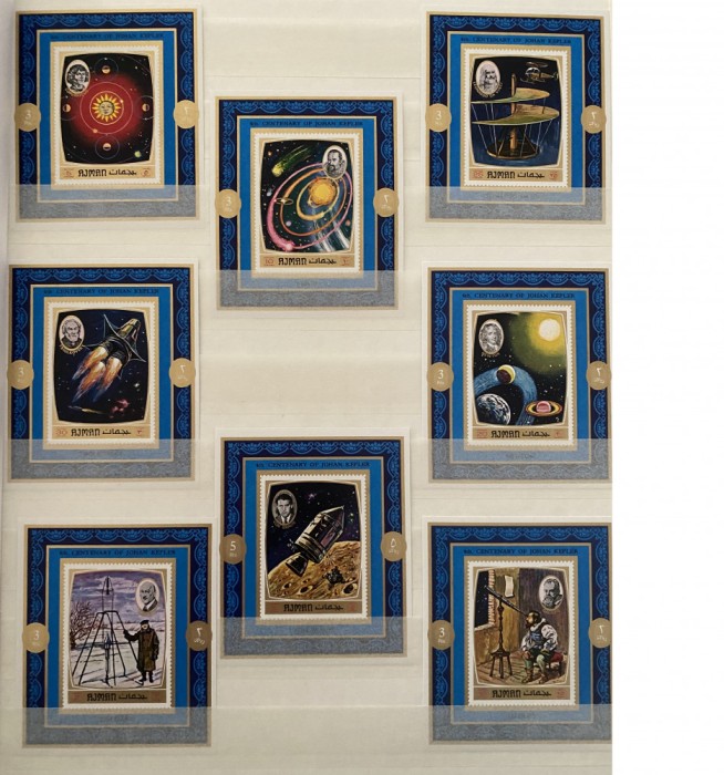 PC226 - Ajman 1971 Cosmos/ Explorarea Spatiului, serie MNH, 8v