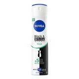 Deodorant spray pentru femei Black &amp; White Fresh, 150ml, Nivea