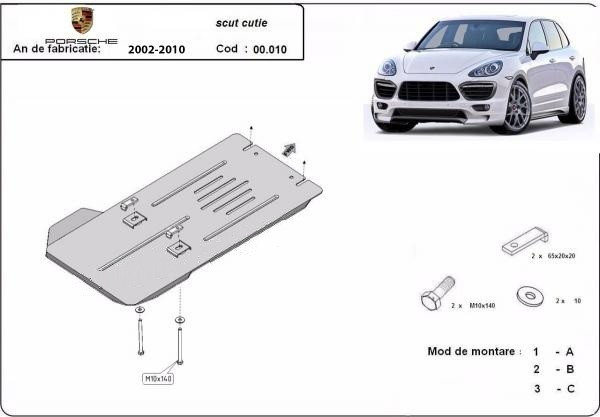 Scut metalic cutie de Viteze Automata Porsche Cayenne 2002-2010