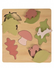 Puzzle animale si frunze, Egmont toys foto