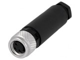 Conector M8 Mamă 3 Pin Pe Cablu