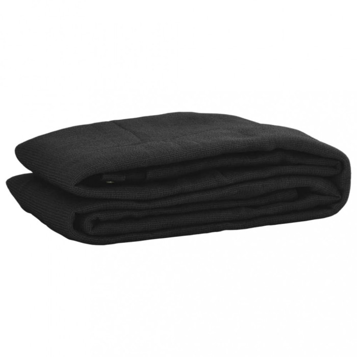 vidaXL Plasă de container, negru, 3,5 x 6 m, HDPE