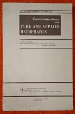 Communications on PURE AND APLIED MATHEMATICS, a journal issued by the Courant Institute of Mathematical Sciences New York University, January 1993