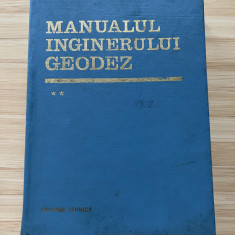 MANUALUL INGINERULUI GEODEZ - VOL. 2 - 1973