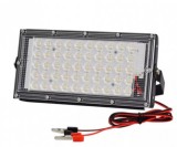 Cumpara ieftin Proiector LED 50W, alimentare baterie 12V