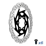 Cumpara ieftin Disc de frana trotineta electrica EWD003 - 140mm - Negru