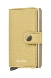 Secrid portofel de piele culoarea galben, MPe-Butter Yellow