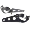 Suport Far Furca 34-46mm Moto Naked Cafe Racer Bobber Negru (2 Buc)