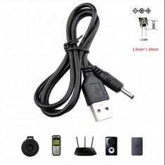 Cablu alimentare USB la jakc 3.5mm * 1.35mm (usb la 3.5*1.35)