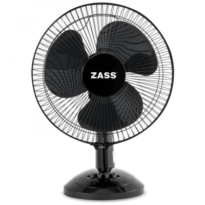 Ventilator de birou silentios Zass ZTF 1202, 30cm diametru, putere 35W, Negru - NOU foto