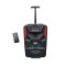 Boxa portabila tip troller , maner retractabil , cu Bluetooth , cititor USB , card MicroSD , radio ,