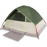 Cumpara ieftin Cort de camping cupola pentru 3 persoane, verde, impermeabil
