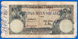 (48) BANCNOTA ROMANIA - 100.000 LEI 1946 (28 MAI 1946), FILIGRAN ORIZONTAL