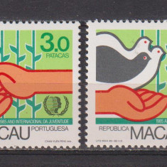 ANUL INTERNATIONAL AL TINERETULUI 1985 MACAU MI. 533-544 MNH