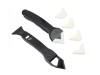 Set Spatule Indepartare Silicon Geko G33150, Cauciuc, Negru, Universal