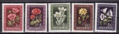 C814 - Ungaria 1950 - Flora 5v.neuzat,perfecta stare