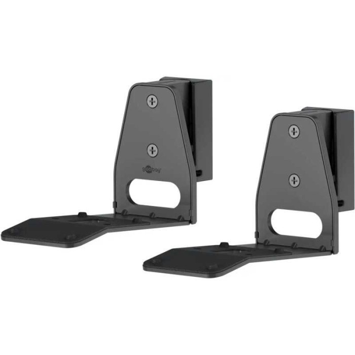 Set suport difuzor de perete Modern Sonos Era 300 Flex negru Goobay