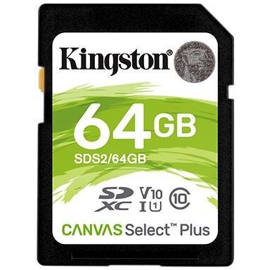 SD card Kingston SDS2/64GB Canvas Select Plus, 64GB, SDXC, CL 10 foto