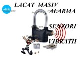 Lacat 3 chei- antifurt casa,BICICLETA,motor-ALARMA,Senzori,VIBRATII hoti